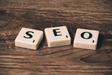 SEO spelled using Scrabble Bricks