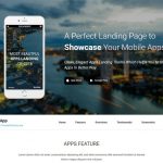 landing page theme