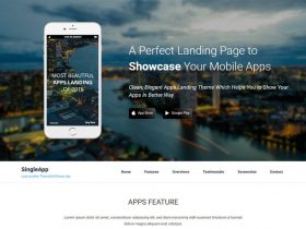 landing page theme